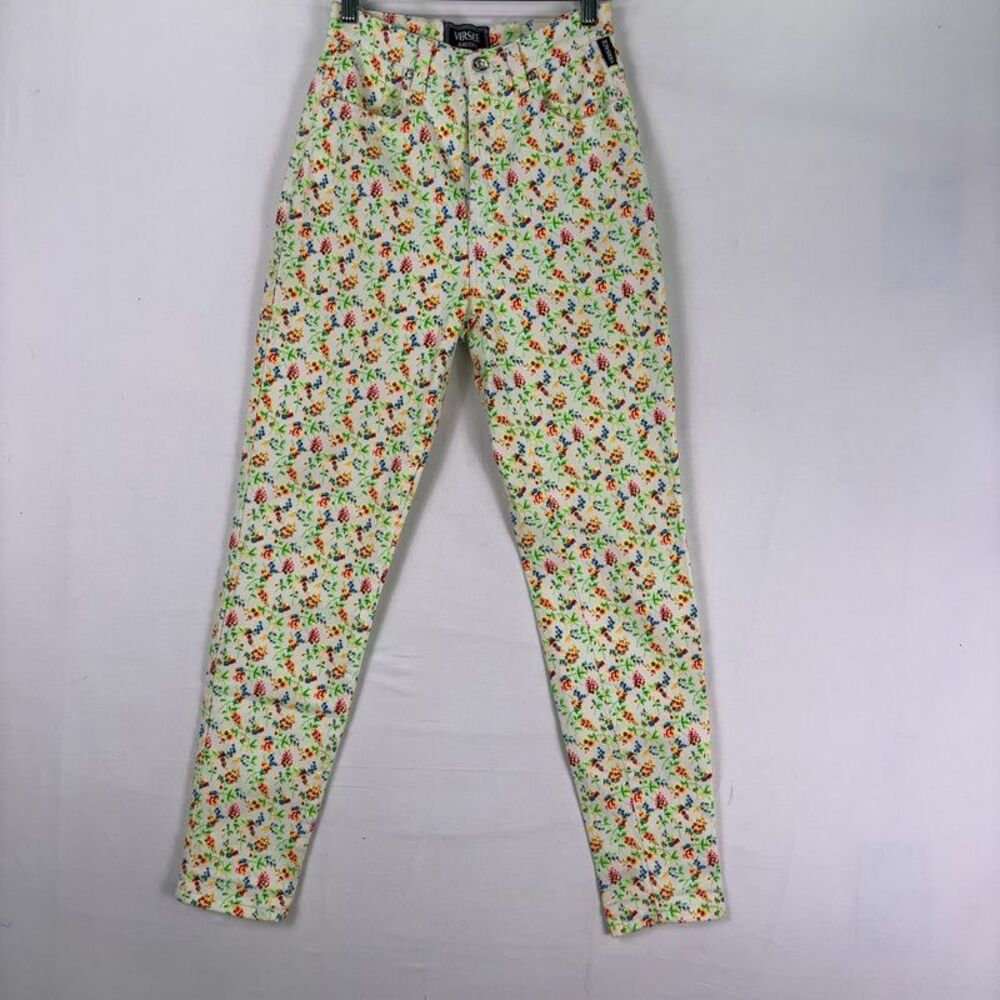 Versace Floral Jeans
